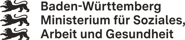Logo Ministerium für Soziales, Arbeit und Gesundheit Baden-Württemberg einschließlich Landesgesundheitsamt